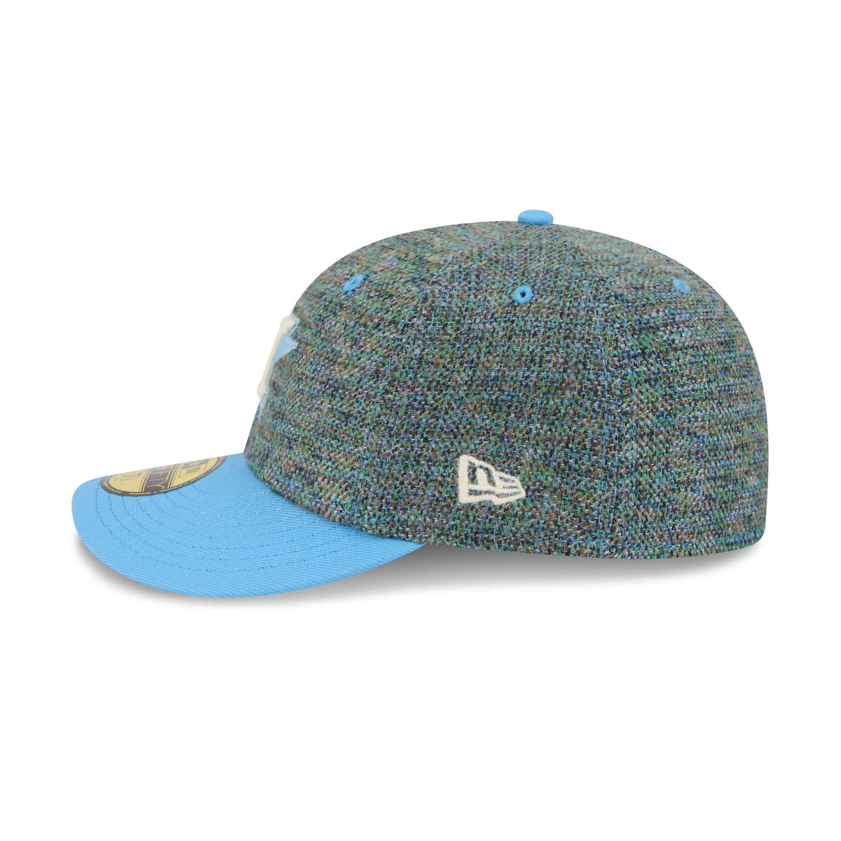 Houston Astros Three Looms Tweedy Cotton Radiant Blue 59FIFTY Fitted Hat