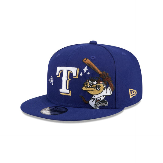 Texas Rangers Tasmanian Devil Swing 9FIFTY Snapback Hat