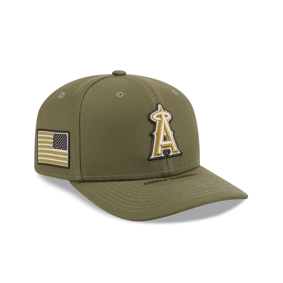 Los Angeles Angels Armed Forces Day 2026 9SEVENTY Stretch-Snap Hat