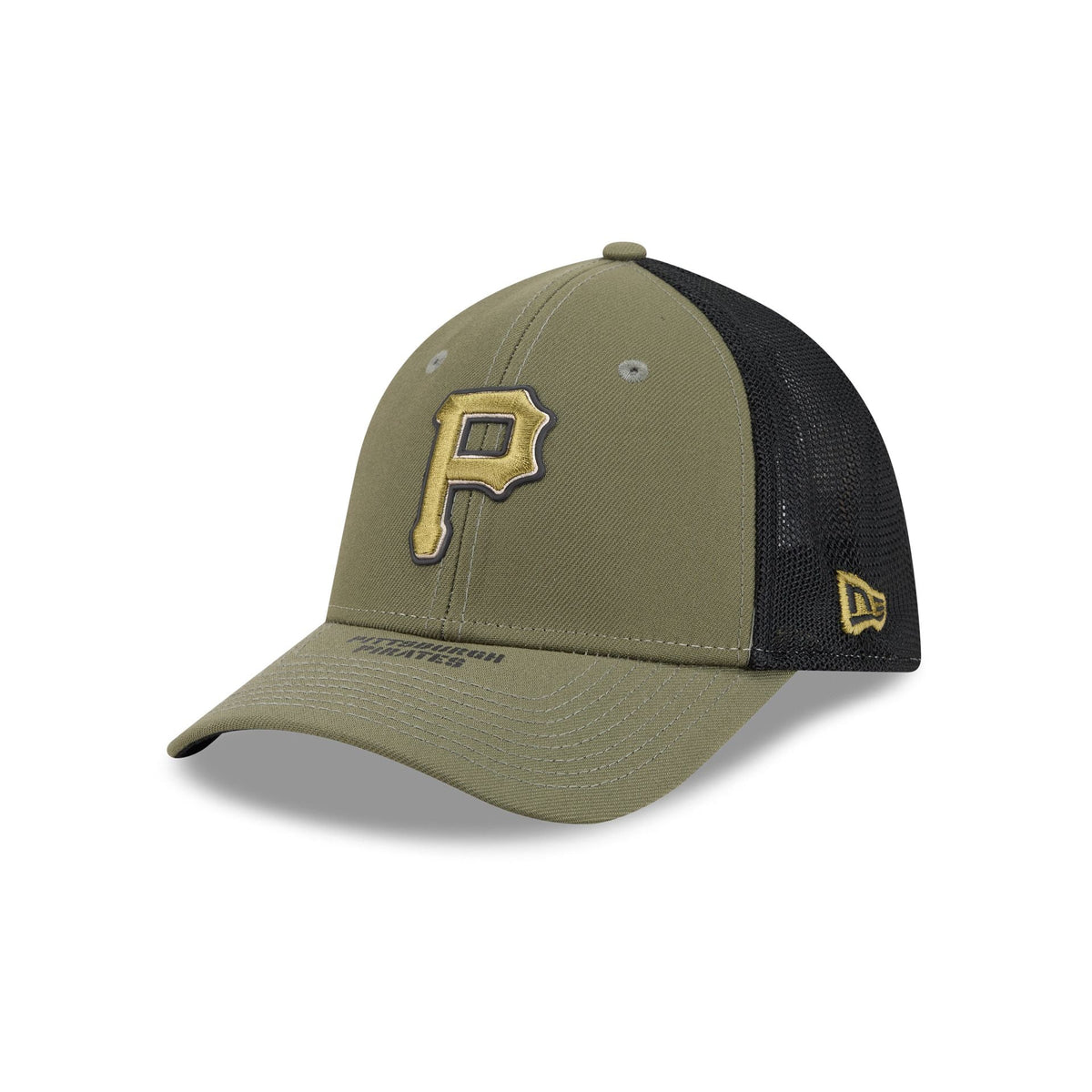 Pittsburgh Pirates Armed Forces Day 2026 39THIRTY M-Crown Stretch Fit Hat