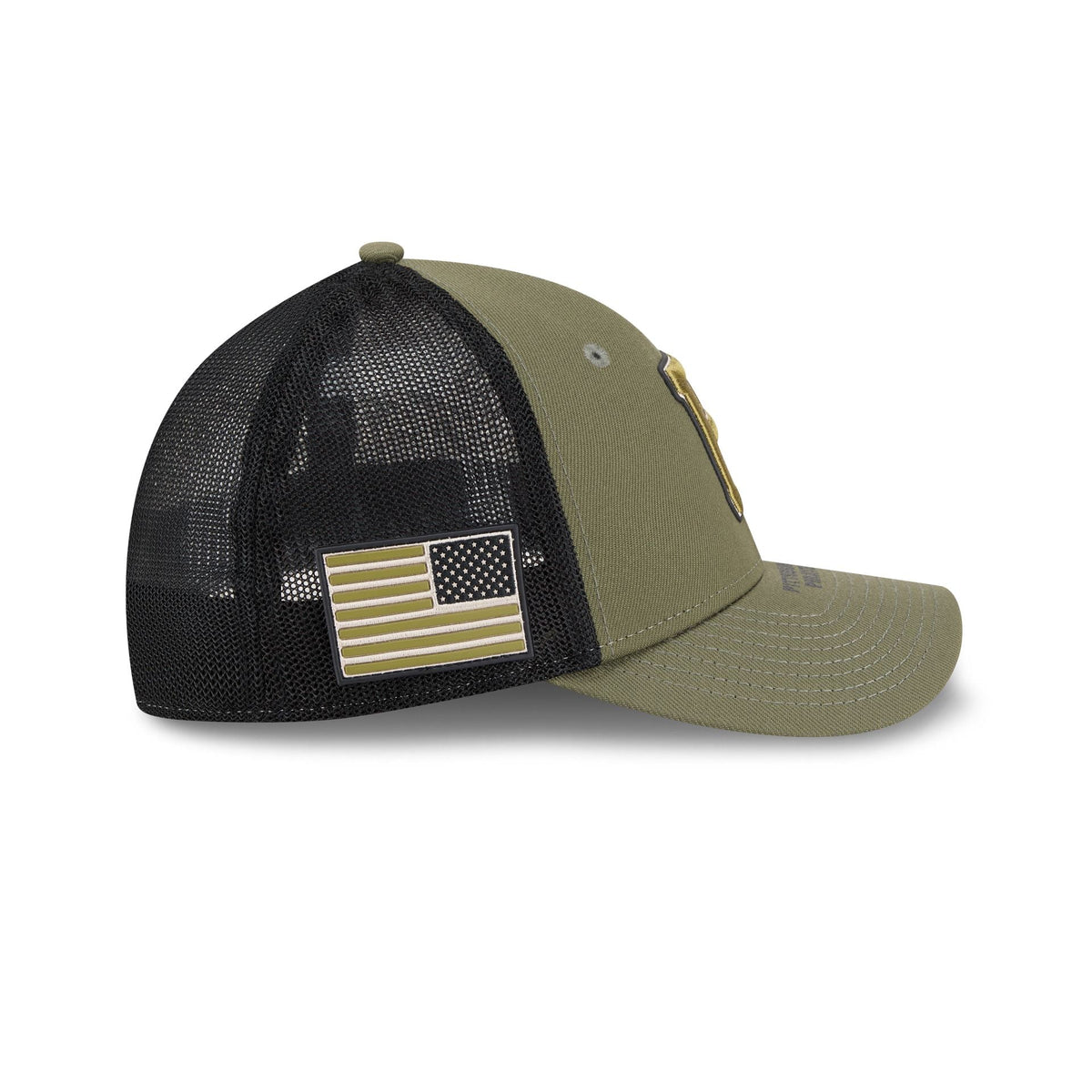 Pittsburgh Pirates Armed Forces Day 2026 39THIRTY M-Crown Stretch Fit Hat