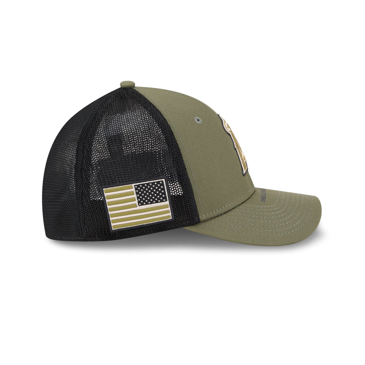 Los Angeles Angels Armed Forces Day 2026 39THIRTY M-Crown Stretch Fit Hat
