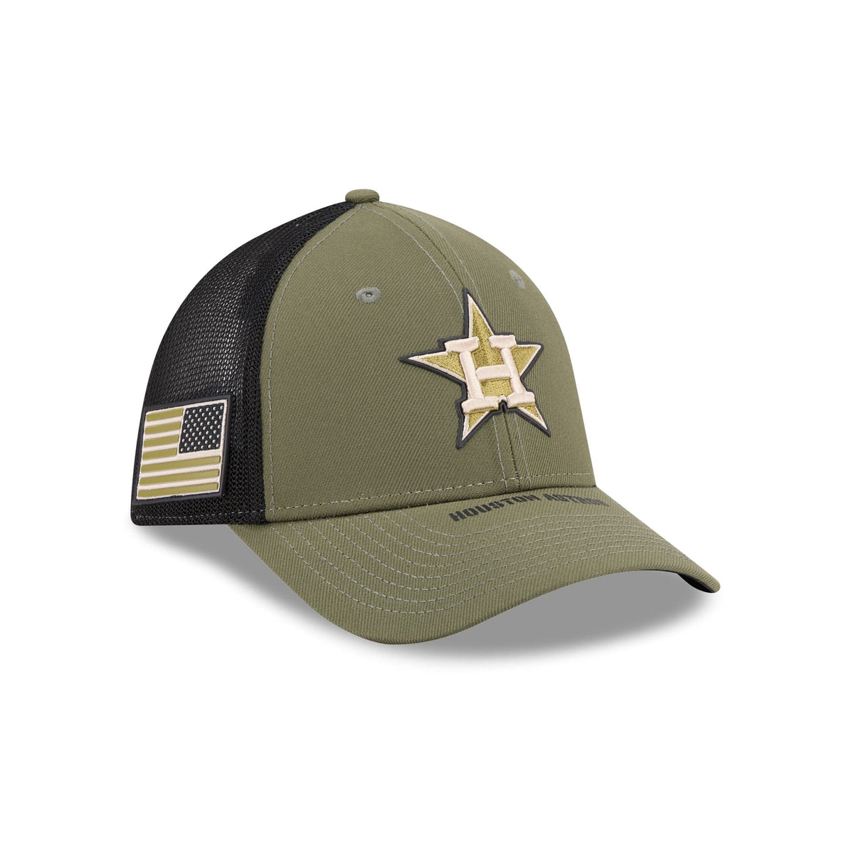 Houston Astros Armed Forces Day 2026 39THIRTY M-Crown Stretch Fit Hat