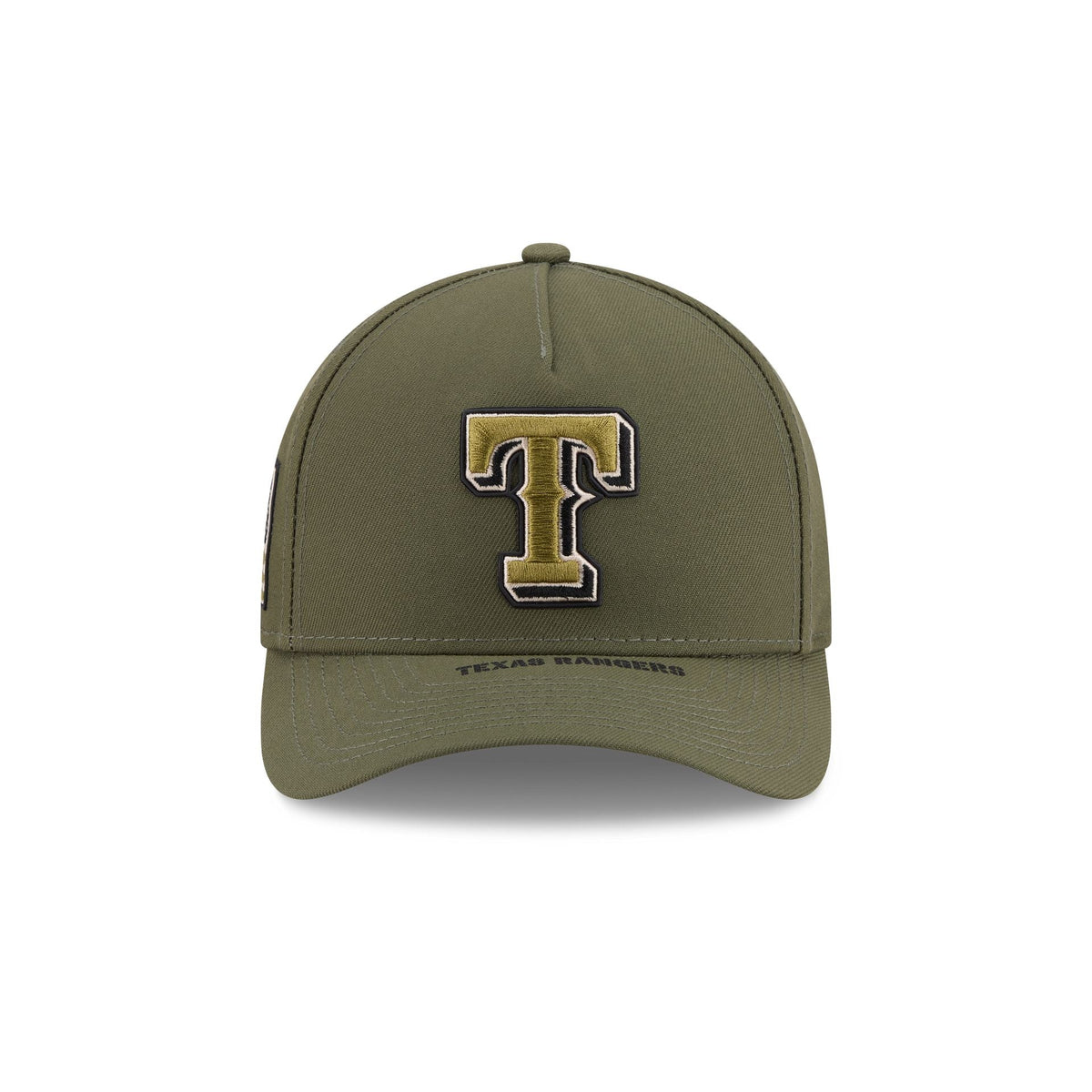 Texas Rangers Armed Forces Day 2026 9FORTY M-Crown A-Frame Snapback Hat