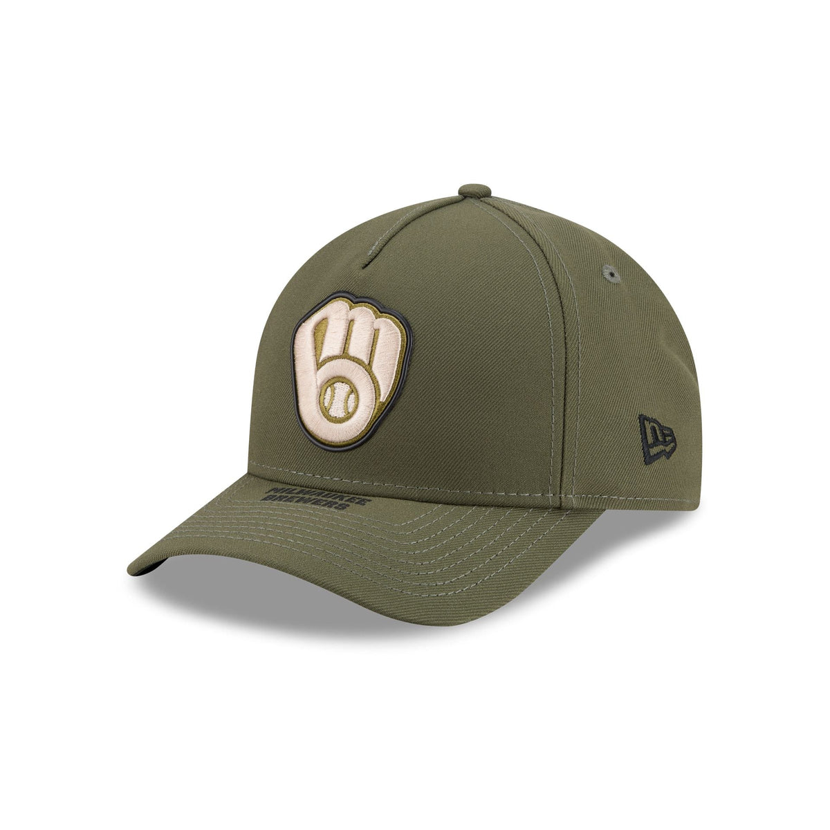 Milwaukee Brewers Armed Forces Day 2026 9FORTY M-Crown A-Frame Snapback Hat