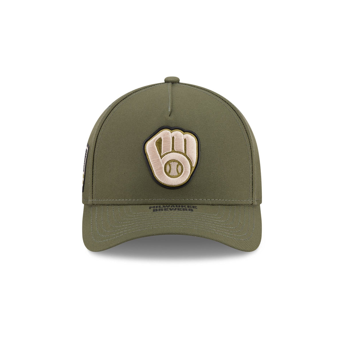 Milwaukee Brewers Armed Forces Day 2026 9FORTY M-Crown A-Frame Snapback Hat