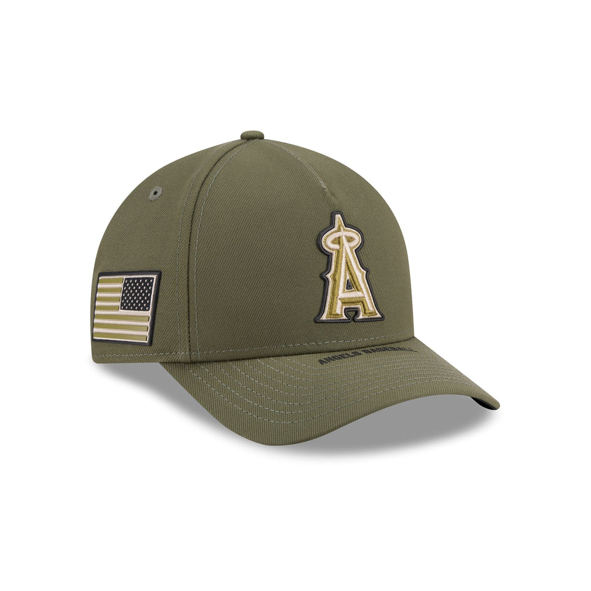 Los Angeles Angels Armed Forces Day 2026 9FORTY M-Crown A-Frame Snapback Hat
