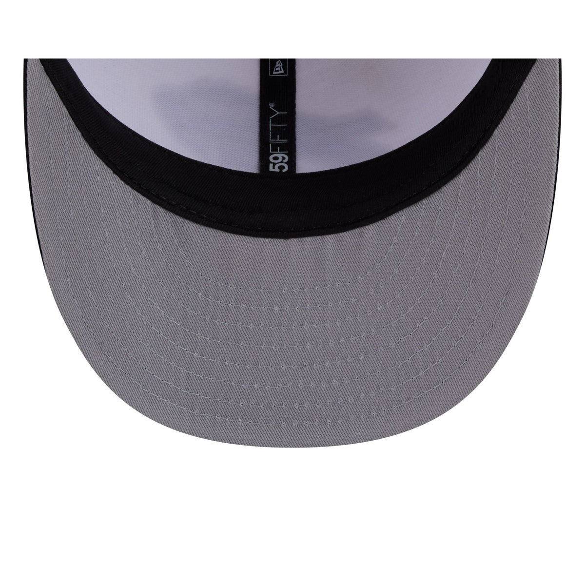 Buffalo Bills 2026 Draft Black and White 59FIFTY Fitted Hat
