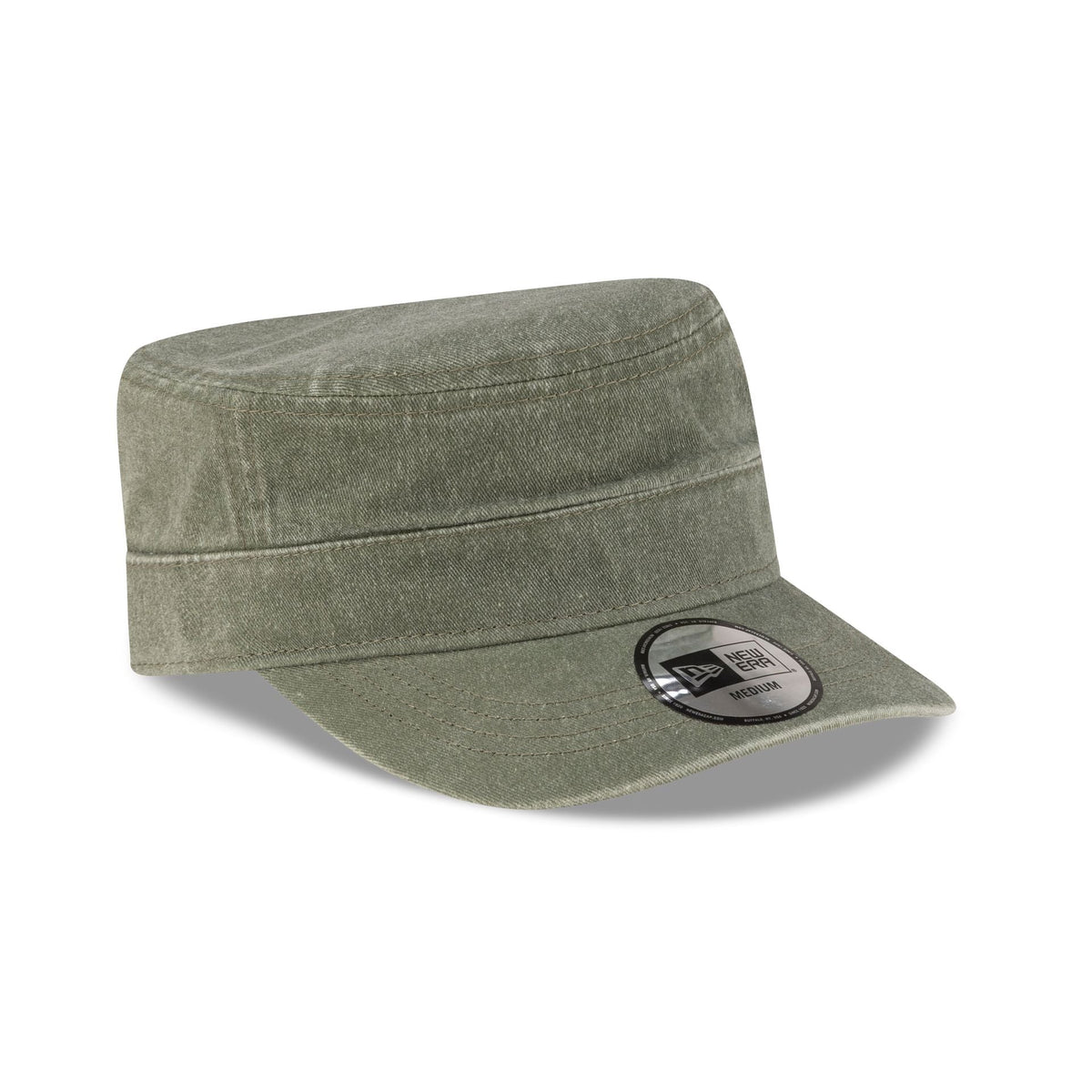 Atlanta Braves Pigment Dye Olive Military Cap