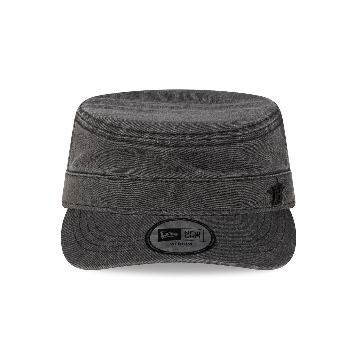 Houston Astros Pigment Dye Black Military Cap