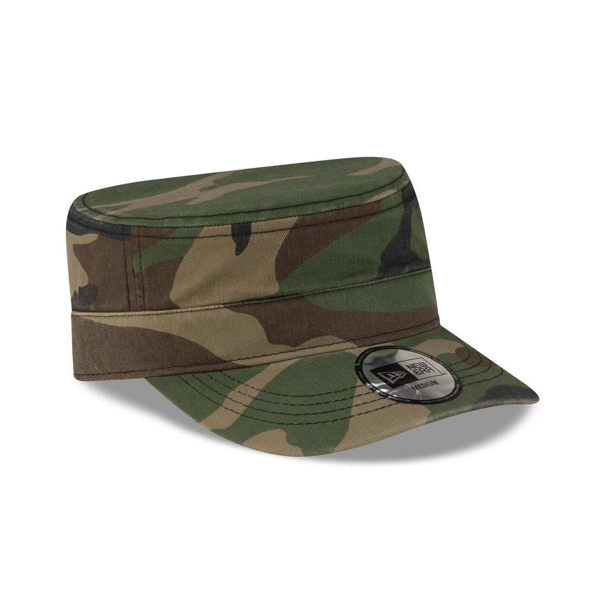 Atlanta Braves Woodland Camo Military Cap