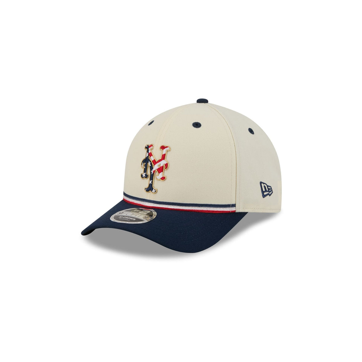 New York Mets Independence Day 2026 Kids 9FORTY M-Crown Snapback Hat