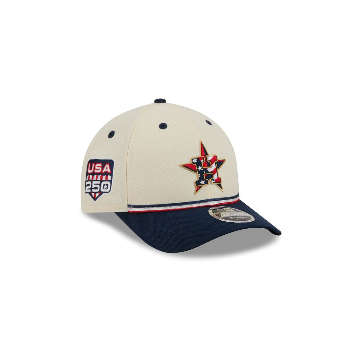 Houston Astros Independence Day 2026 Kids 9FORTY M-Crown Snapback Hat