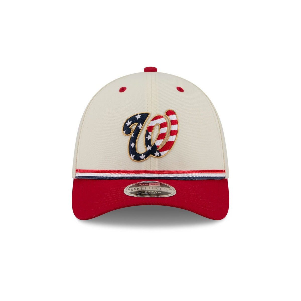 Washington Nationals Independence Day 2026 39THIRTY M-Crown Stretch Fit Hat