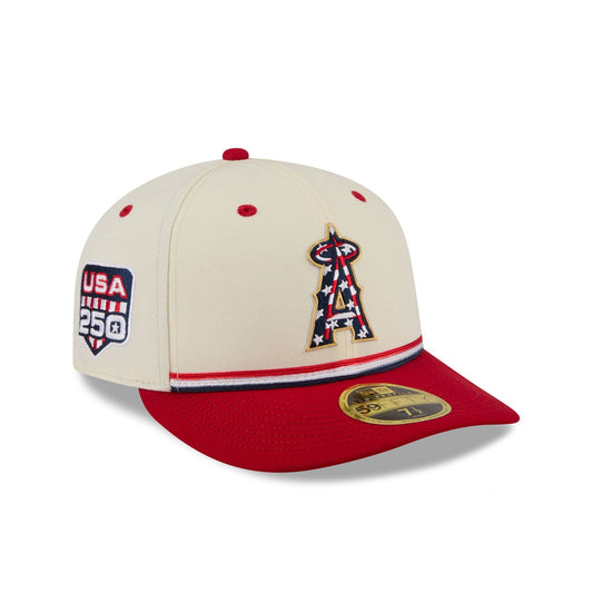 Los Angeles Angels Independence Day 2026 Low Profile 59FIFTY Fitted Hat