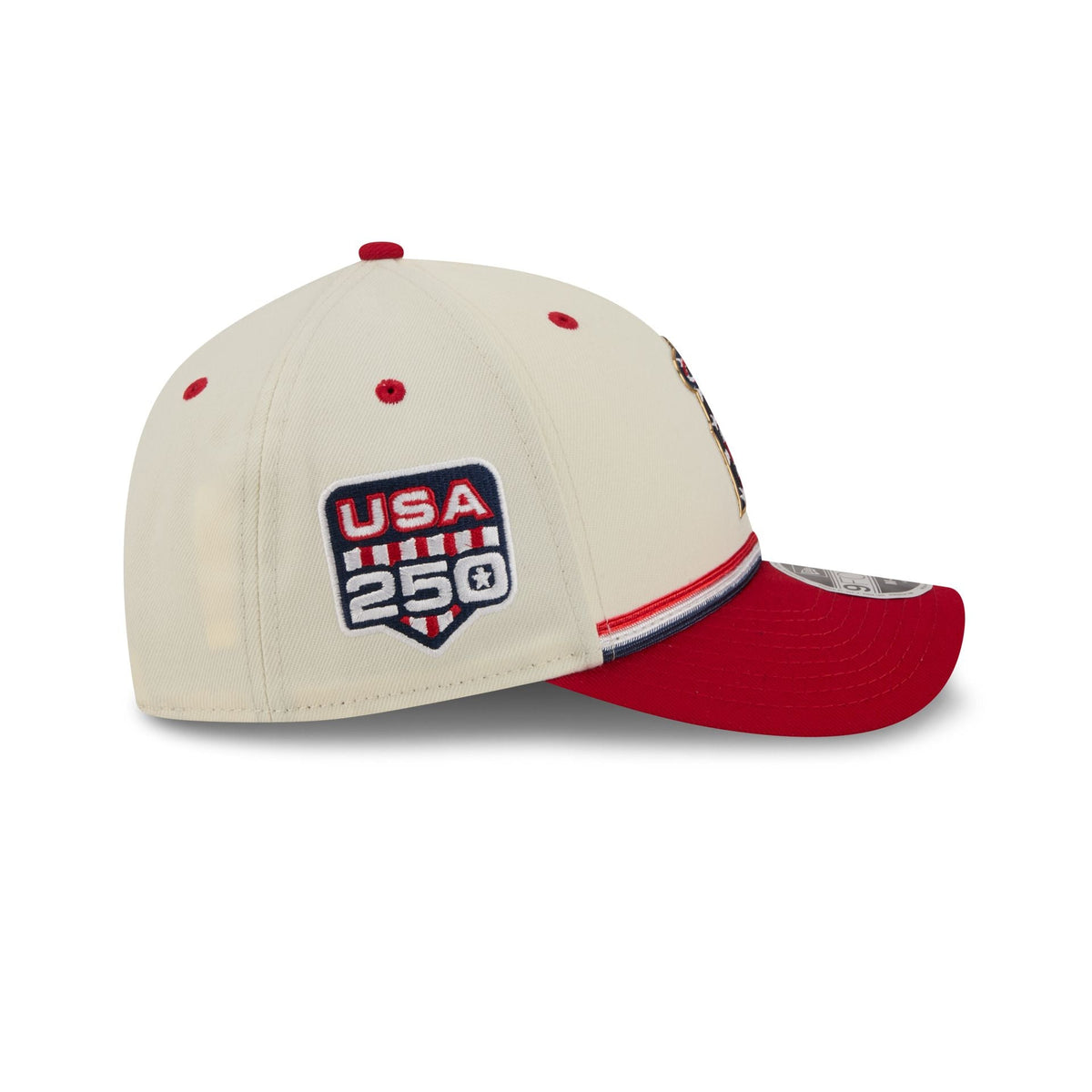 Los Angeles Angels Independence Day 2026 9FORTY M-Crown Snapback Hat