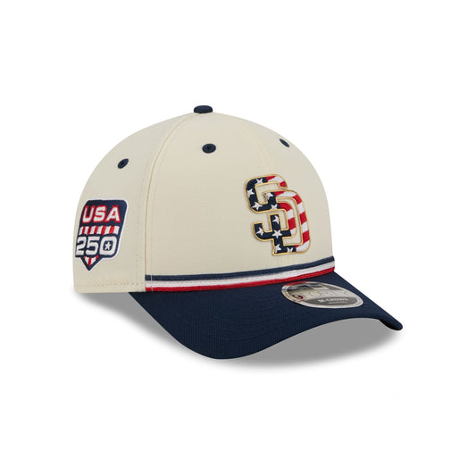 San Diego Padres Independence Day 2026 9FORTY M-Crown Snapback Hat