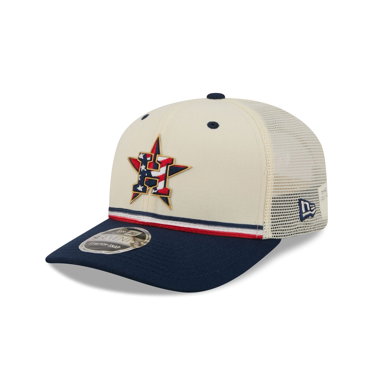 Houston Astros Independence Day 2026 9SEVENTY Trucker Hat