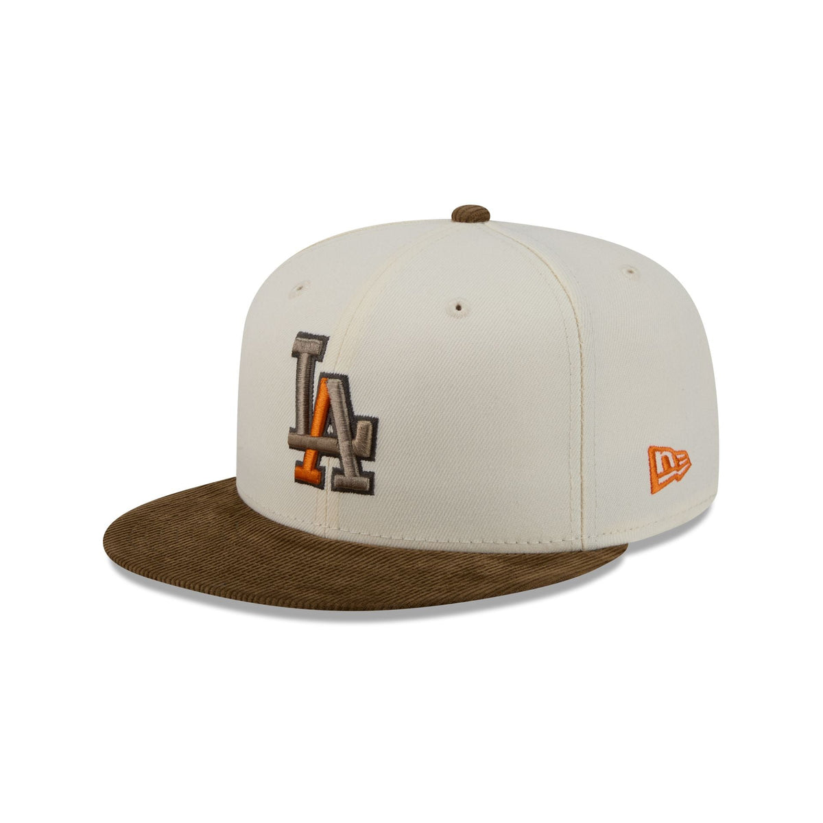 Just Caps Corduroy Chrome Los Angeles Dodgers 59FIFTY Fitted Hat