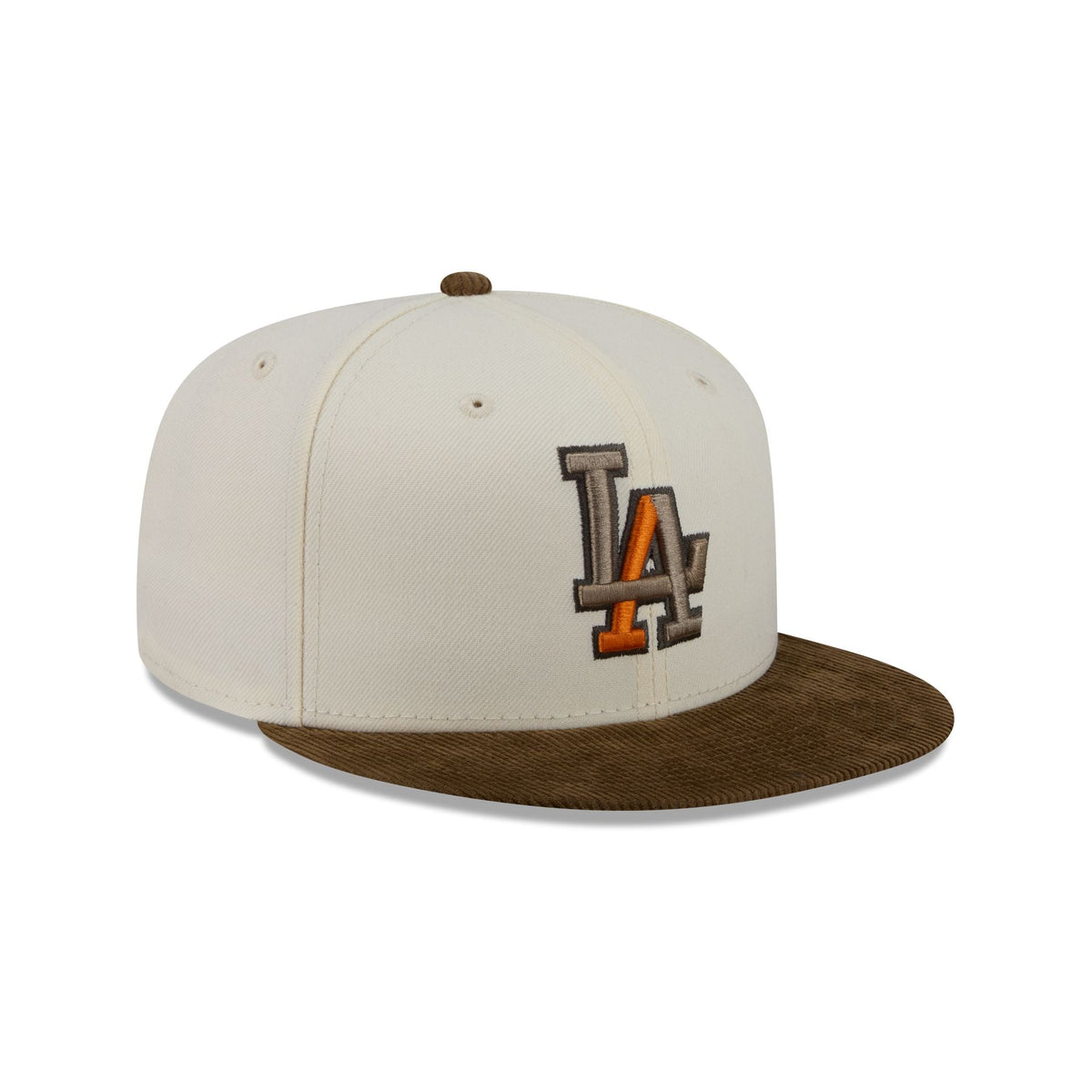 Just Caps Corduroy Chrome Los Angeles Dodgers 59FIFTY Fitted Hat