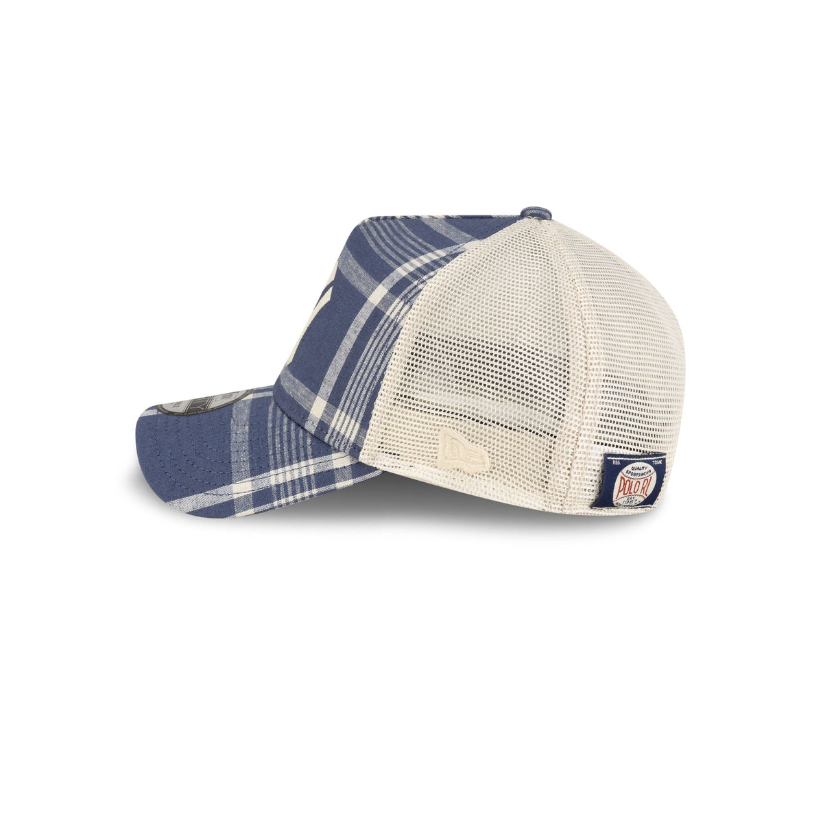 Ralph Lauren x New York Yankees Plaid 9FORTY A-Frame Trucker Hat