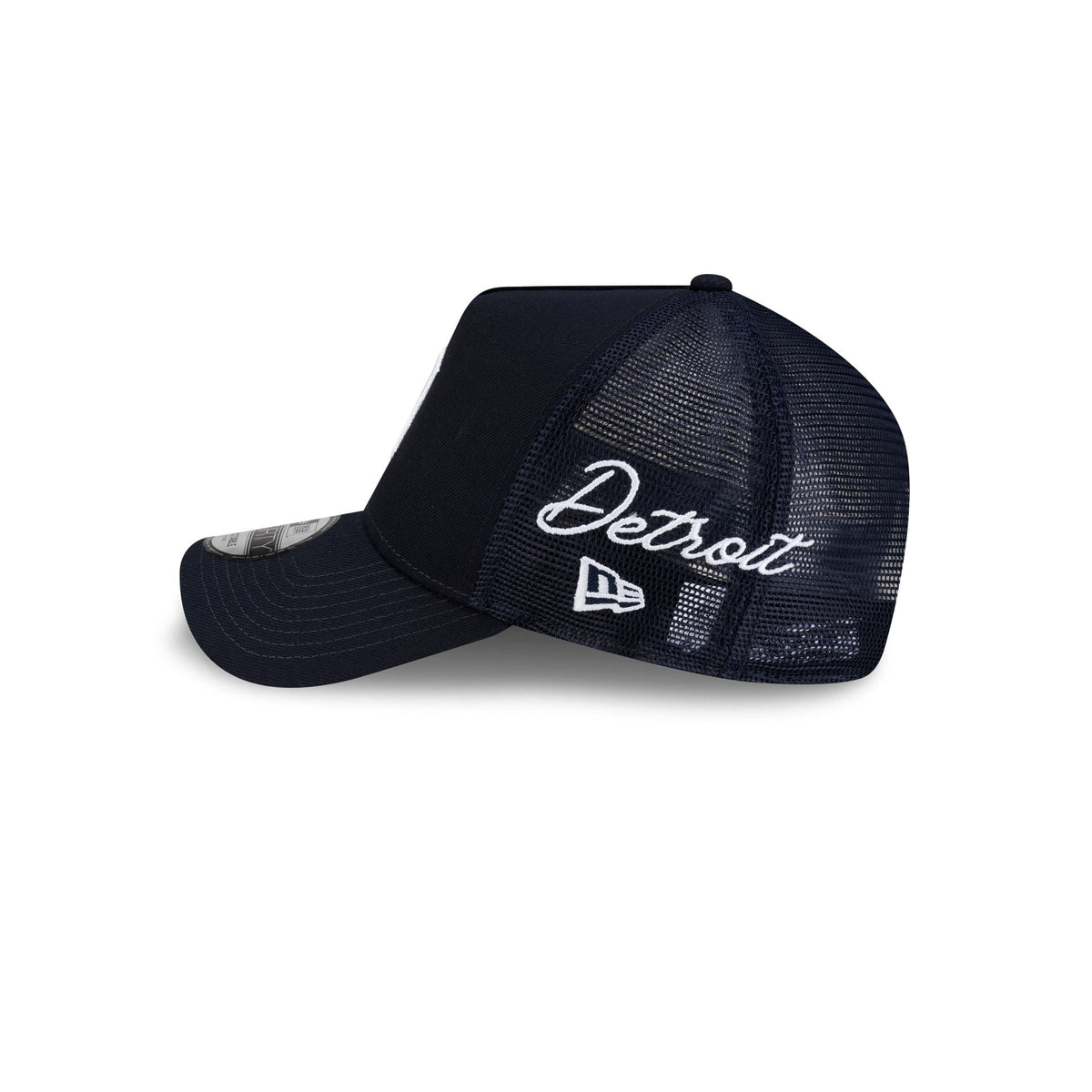 Detroit Tigers Side Script 9FORTY A-Frame Trucker Hat