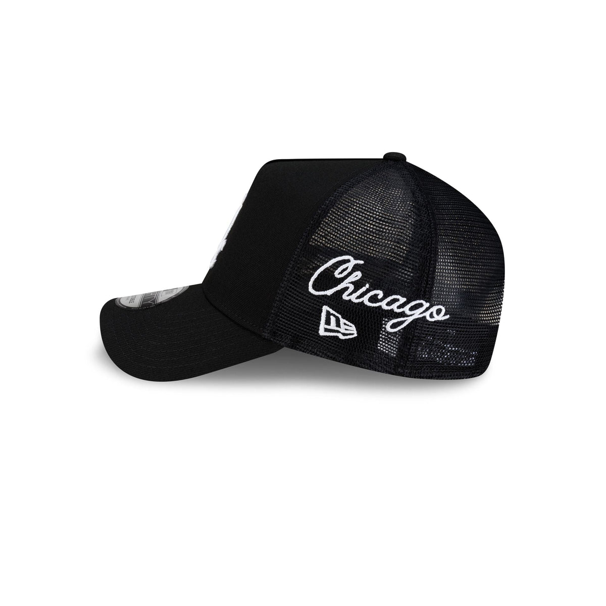 Chicago White Sox Side Script 9FORTY A-Frame Trucker Hat