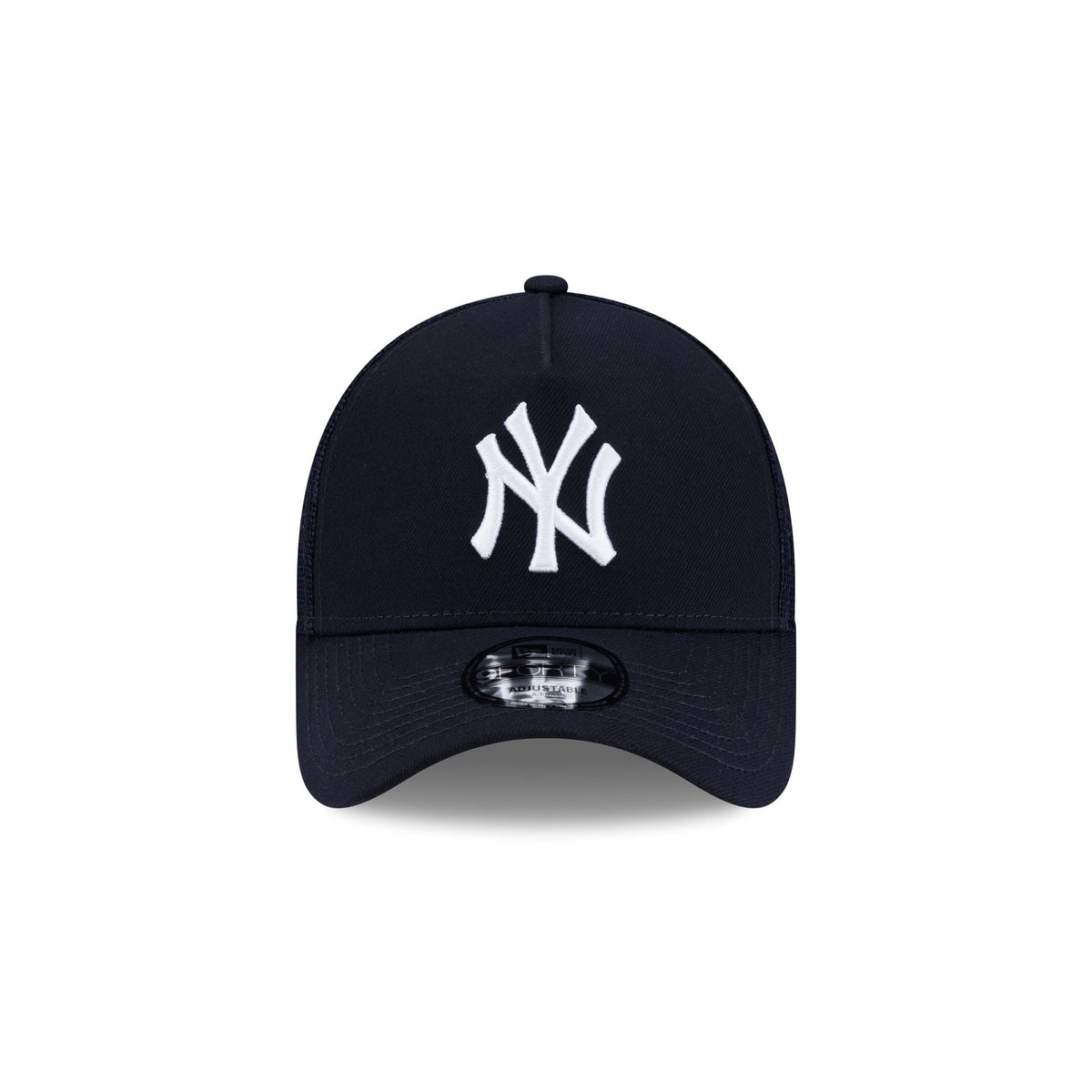 New York Yankees Side Script 9FORTY A-Frame Trucker Hat