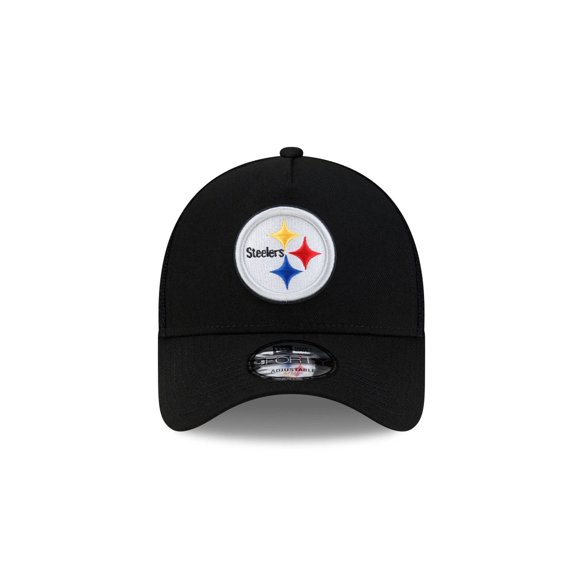 Pittsburgh Steelers Side Script 9FORTY A-Frame Trucker Hat