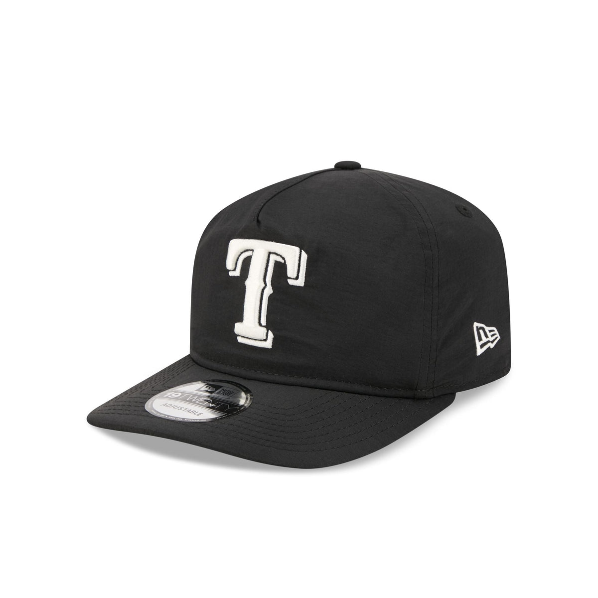Texas Rangers Black Nylon 19TWENTY Adjustable Hat