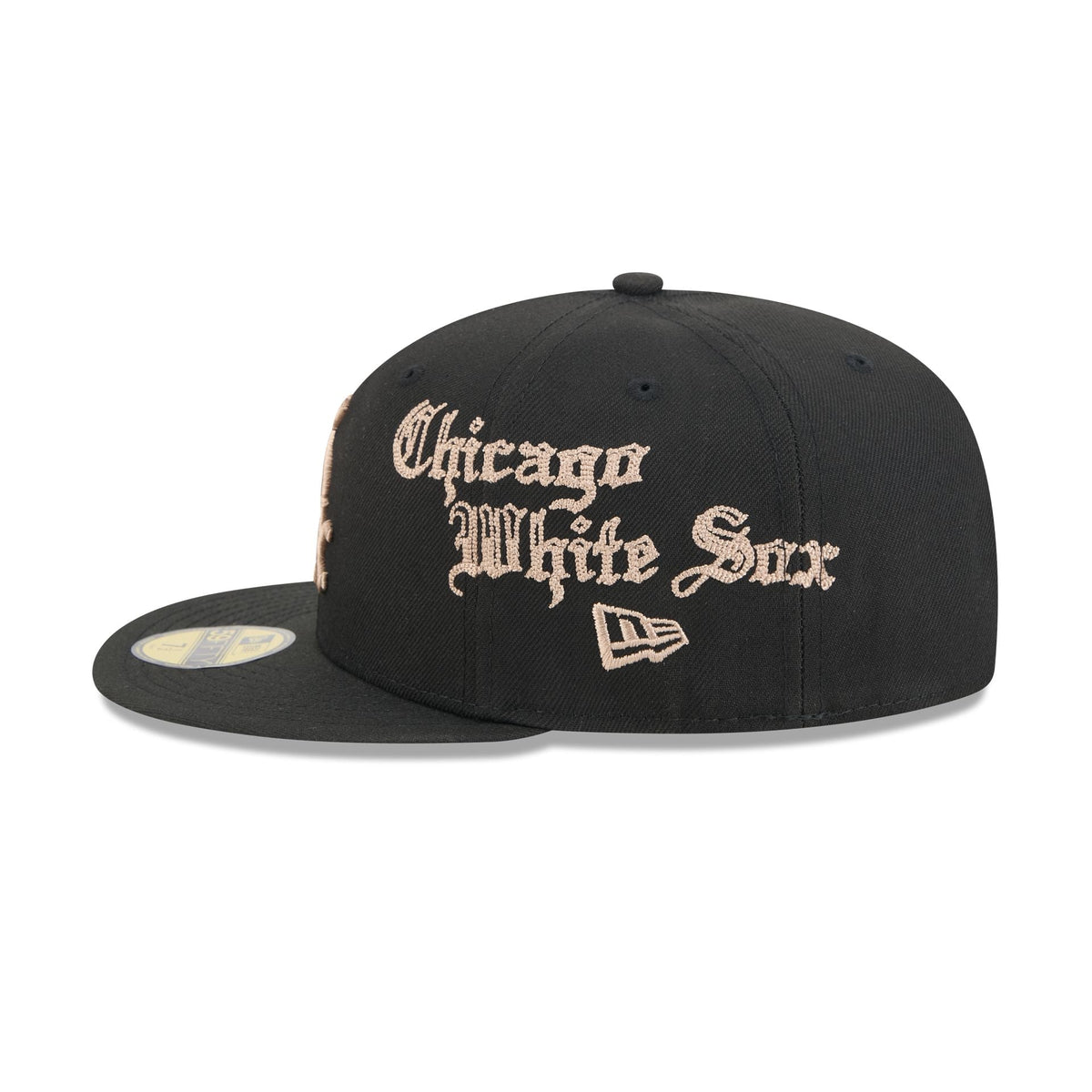 Chicago White Sox Gothic Lettering 59FIFTY Fitted Hat