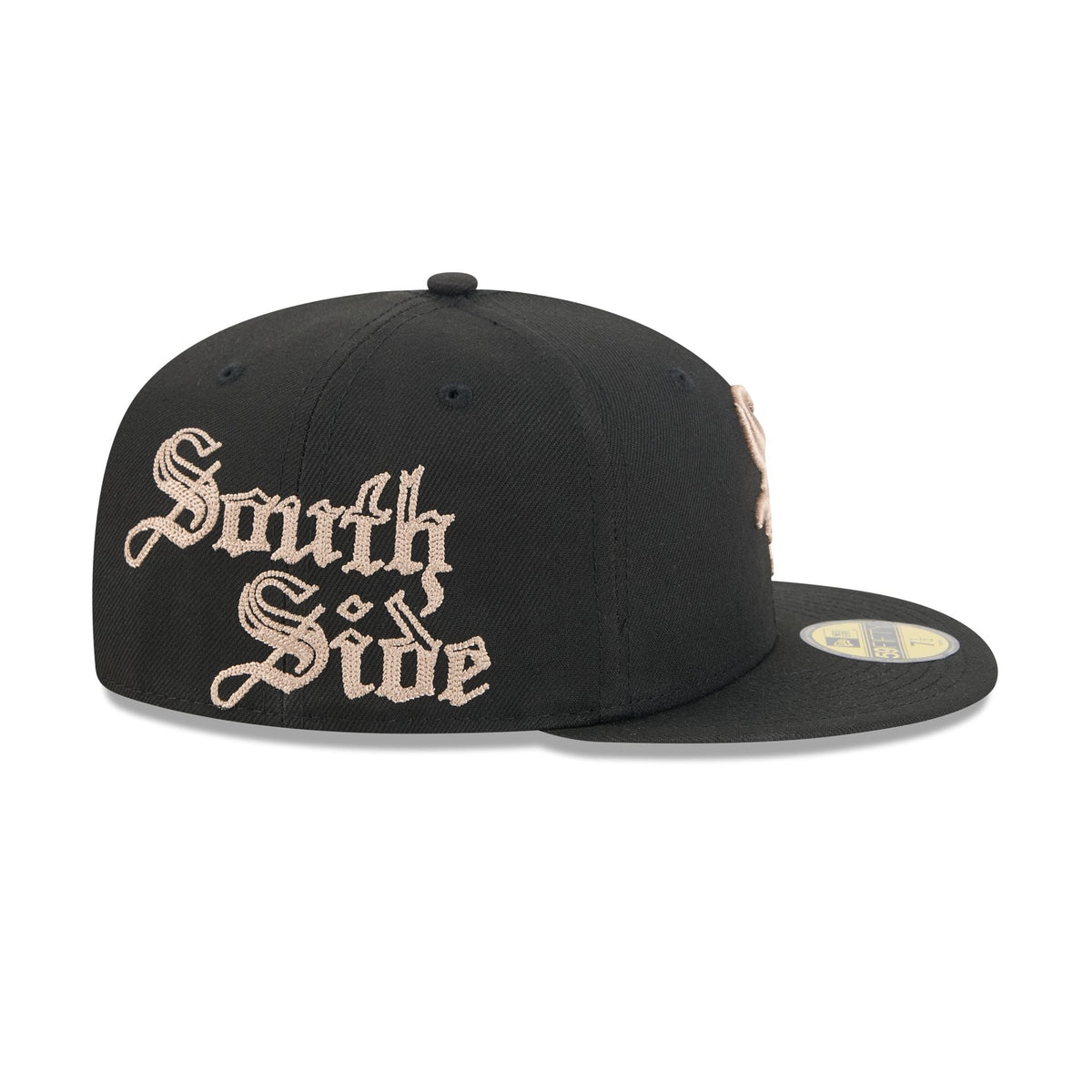 Chicago White Sox Gothic Lettering 59FIFTY Fitted Hat