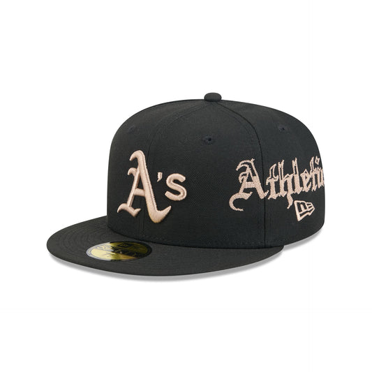 Athletics Gothic Lettering 59FIFTY Fitted Hat