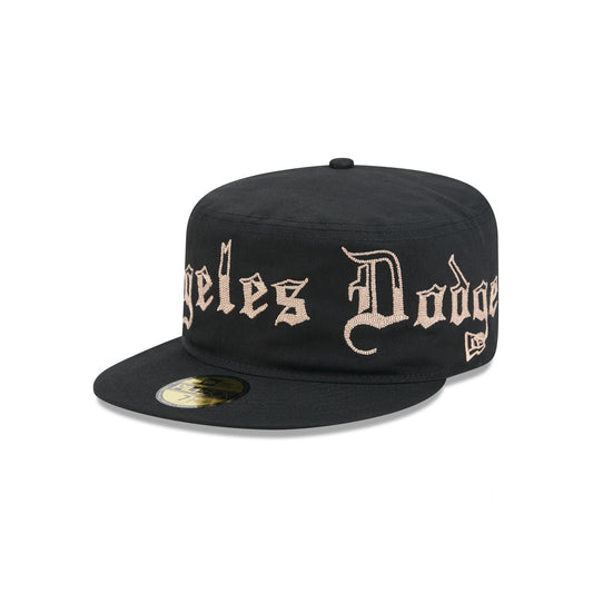 Los Angeles Dodgers Gothic Lettering Pillbox Hat