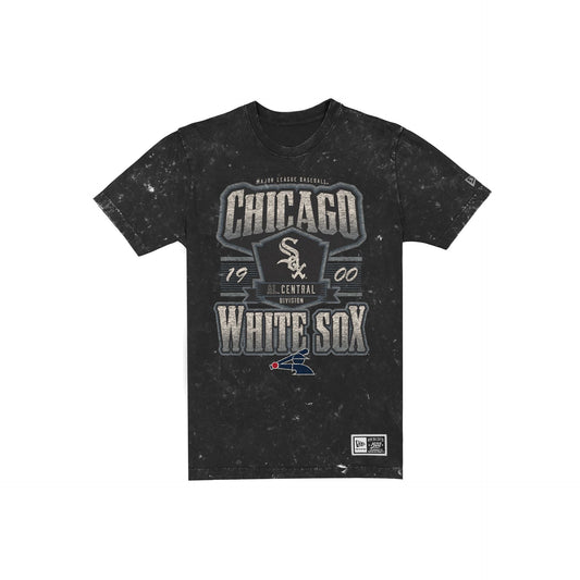 Chicago White Sox Throwback Washed Graphic Black T-Shirt