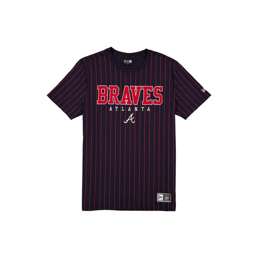 Atlanta Braves Throwback Pinstripe Varsity T-Shirt