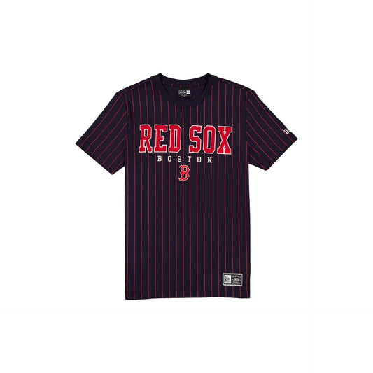 Boston Red Sox Throwback Pinstripe Varsity T-Shirt