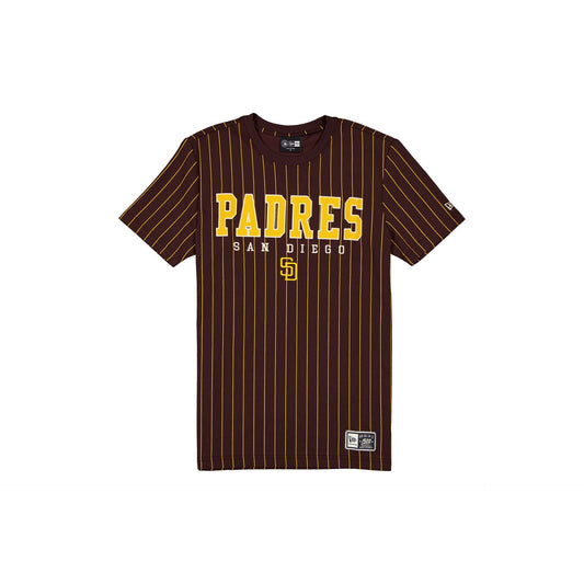 San Diego Padres Throwback Pinstripe Varsity T-Shirt