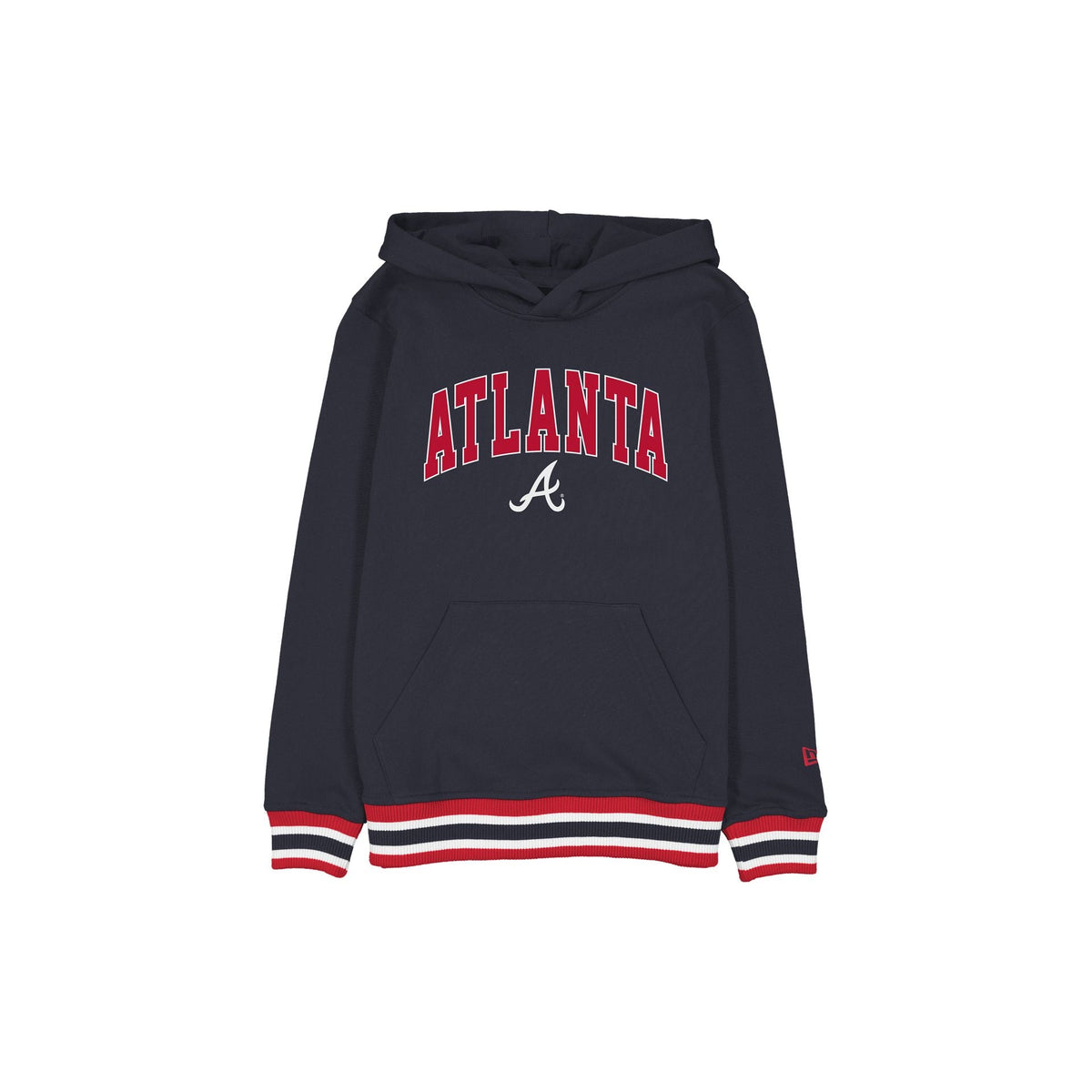 Atlanta Braves Boys Stripe Hoodie