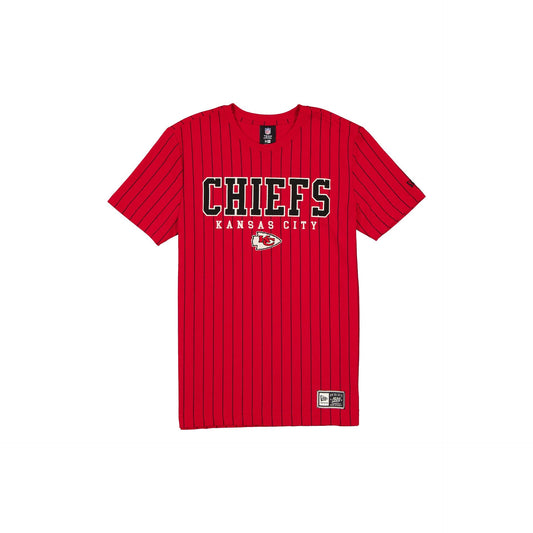 Kansas City Chiefs Throwback Pinstripe Varsity T-Shirt