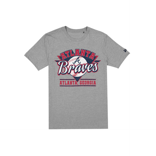 Atlanta Braves Bold Heather Gray T-Shirt