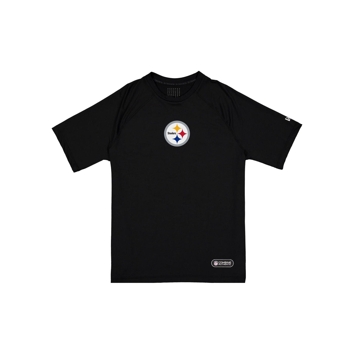 Pittsburgh Steelers Bold Logo Combine Black T-Shirt