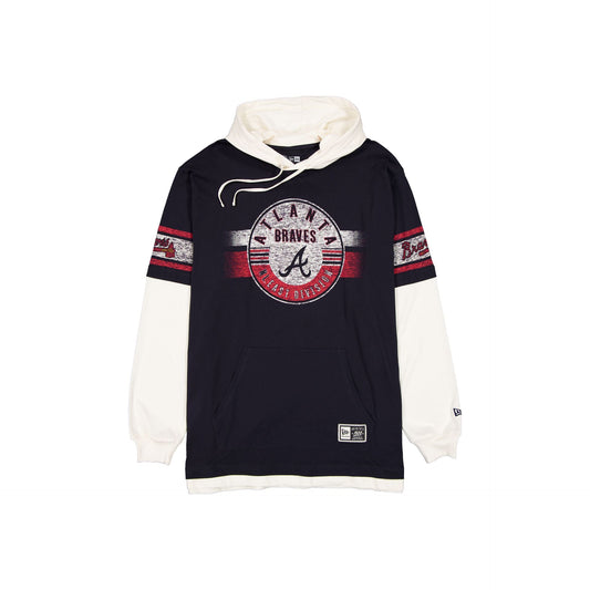 Atlanta Braves Throwback Chrome Twofer Hoodie