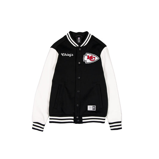 Kansas City Chiefs Black & White Varsity Jacket