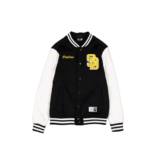 San Diego Padres Black & White Varsity Jacket