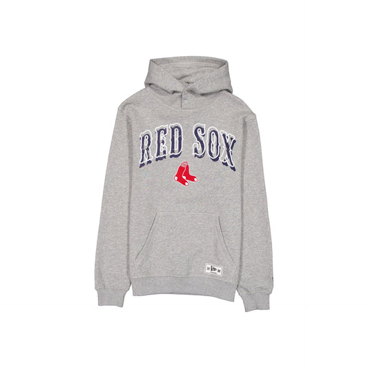 Boston Red Sox Heather Gray Varsity Hoodie