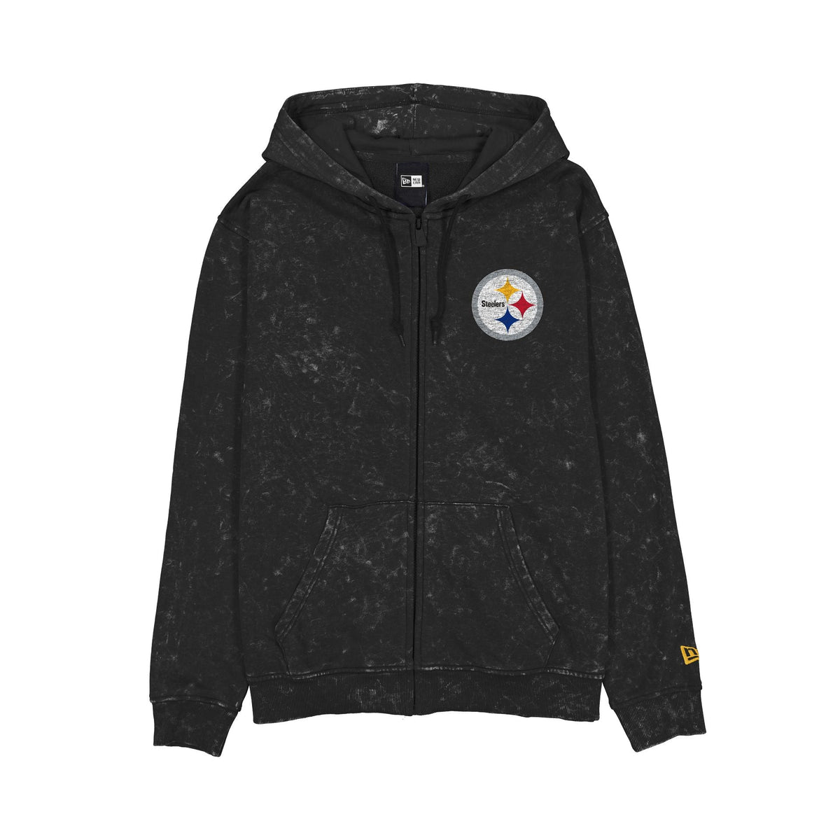 Pittsburgh Steelers Washed Graphic Full-Zip Hoodie