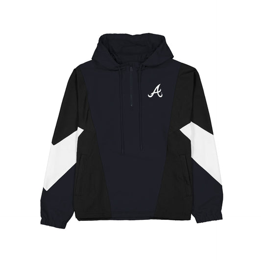 Atlanta Braves Multicolor Quarter Zip Windbreaker
