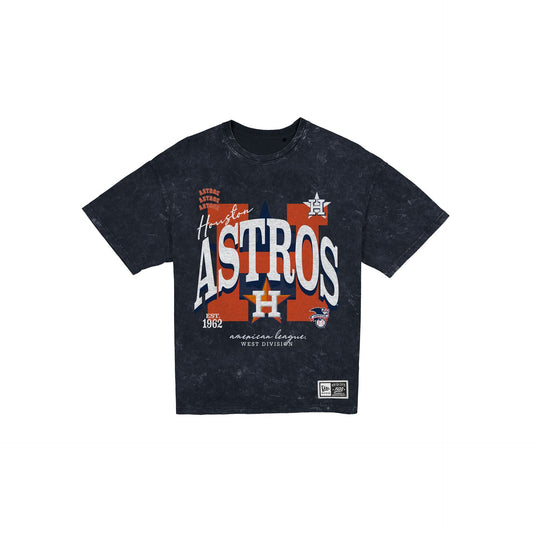 Houston Astros Women's Throwback Oversized Washed T-Shirt