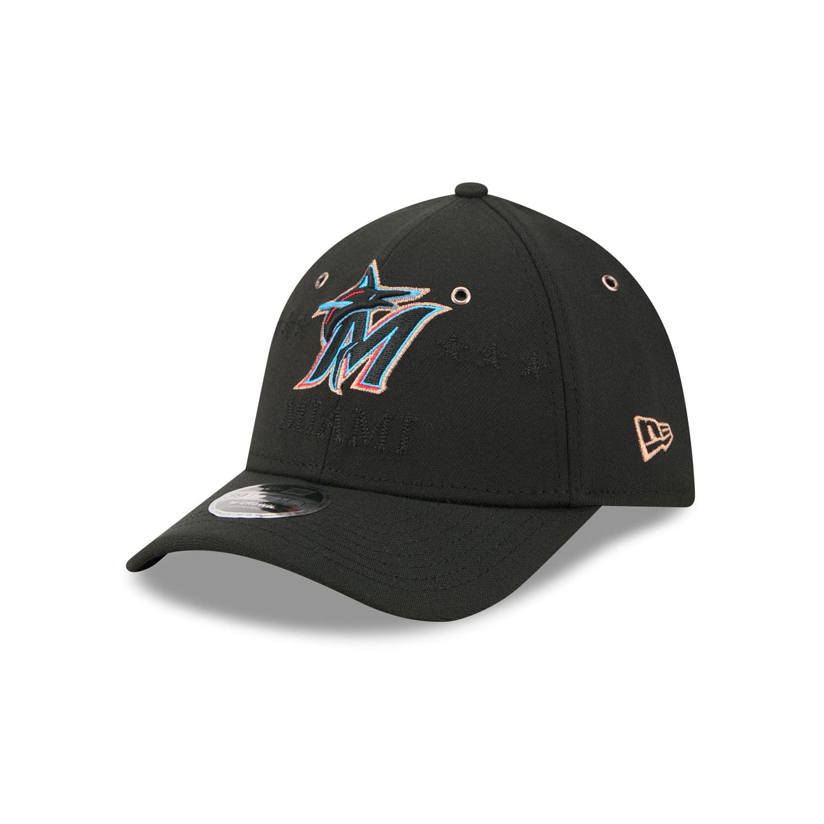 Miami Marlins 2026 All-Star Game 39THIRTY M-Crown Stretch Fit Hat